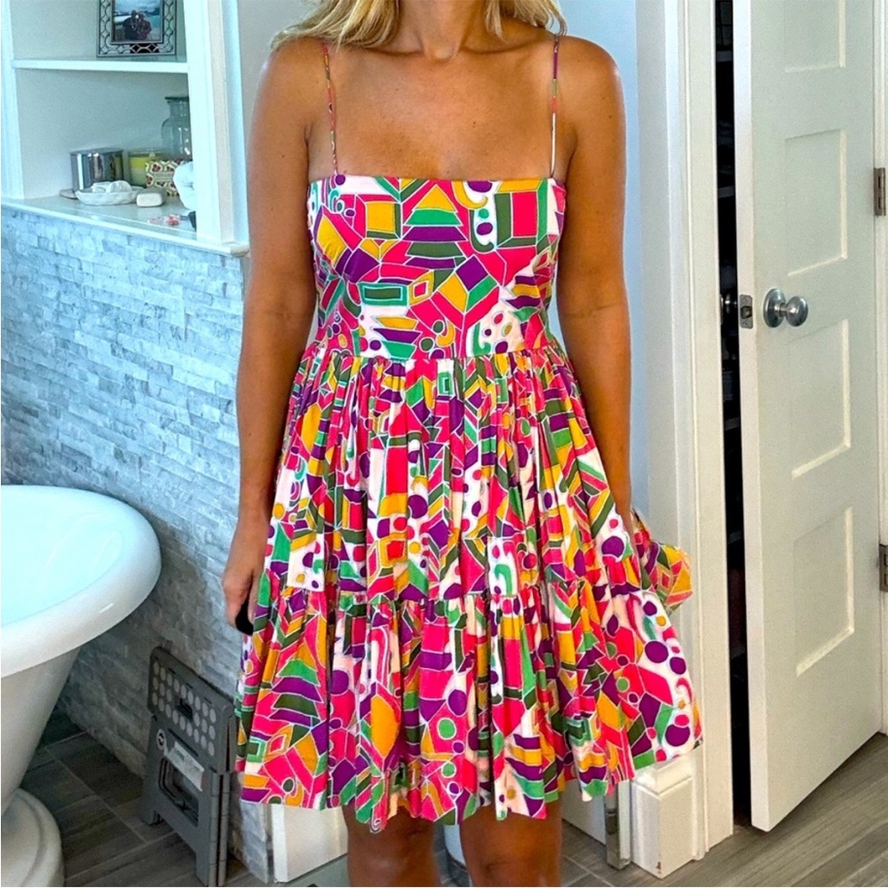 S/W/F vibrant mini dress